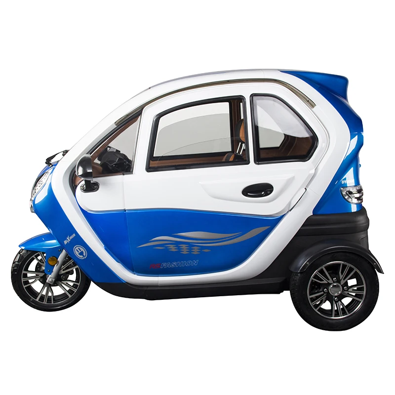 Factory Sale Passenger Three Wheel E Car Enclosed Electric Trike Car Three Wheel Cabin Scooter for Sale for Hiking Fishing