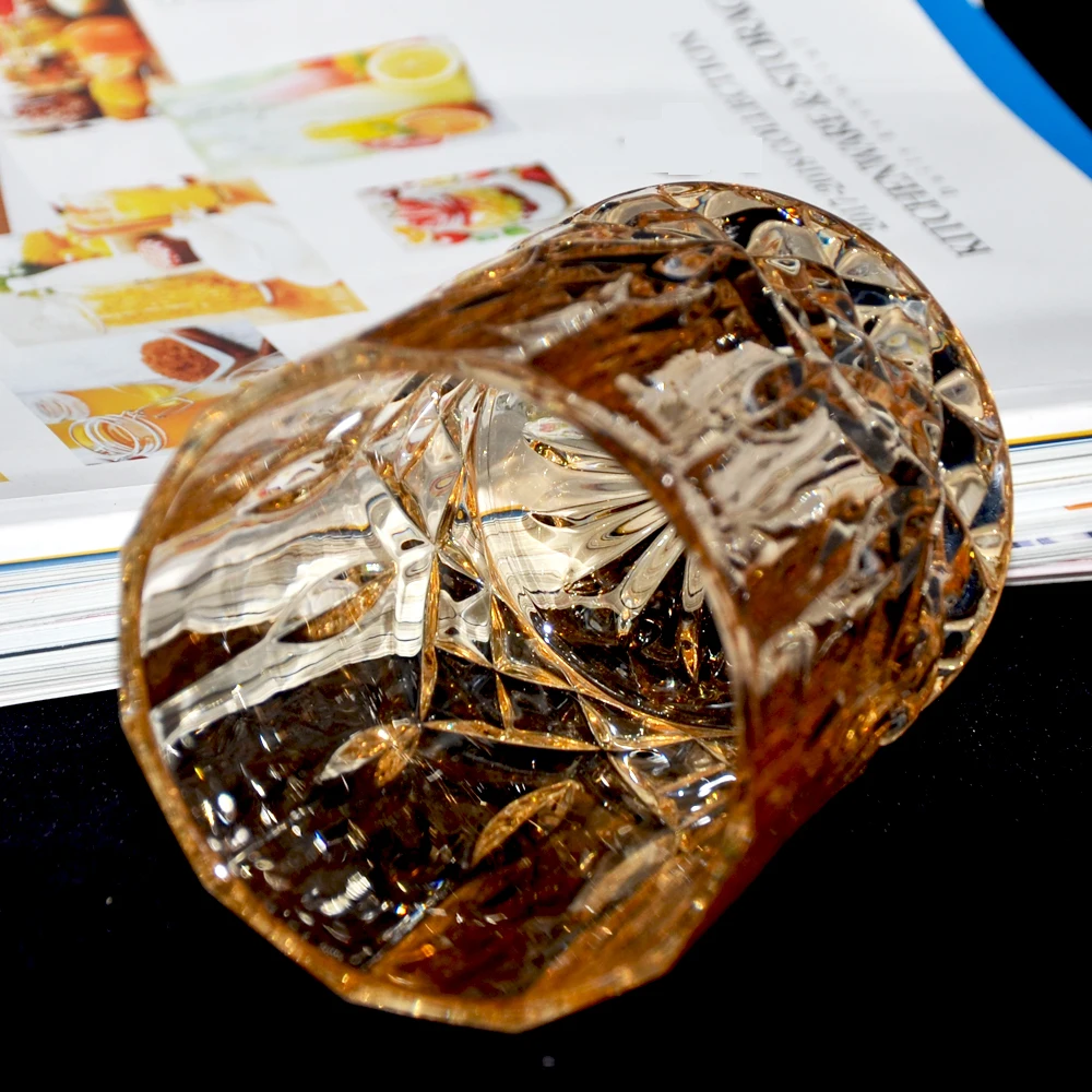 Diamond whiskey glasses