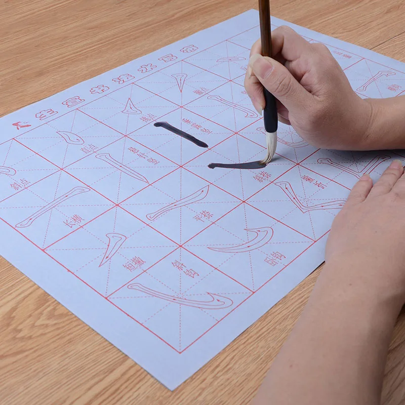 Reusable Printed Chinese Calligraphy Water Writing Magic Mat For Beginner