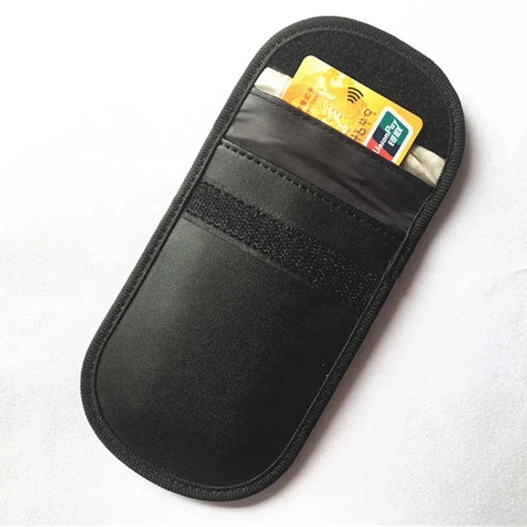 Faraday key fob pouch booster / Rfid key fob entry shield protector cases / Keyless car key signal block bag cage