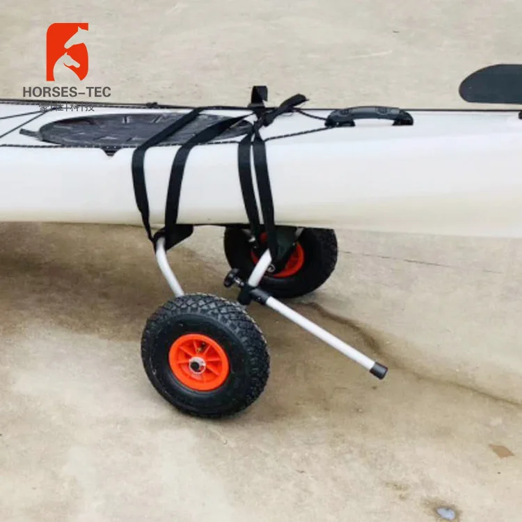 Folding kayak trailer trolley transport cart boat carrier