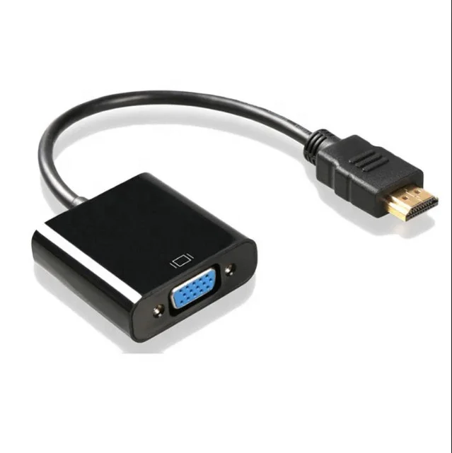 High quality HDMI to VGA male to female audio adapter converter  cable