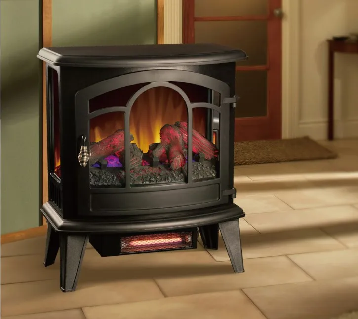 Freestanding mini portable electric fireplace no heat stove