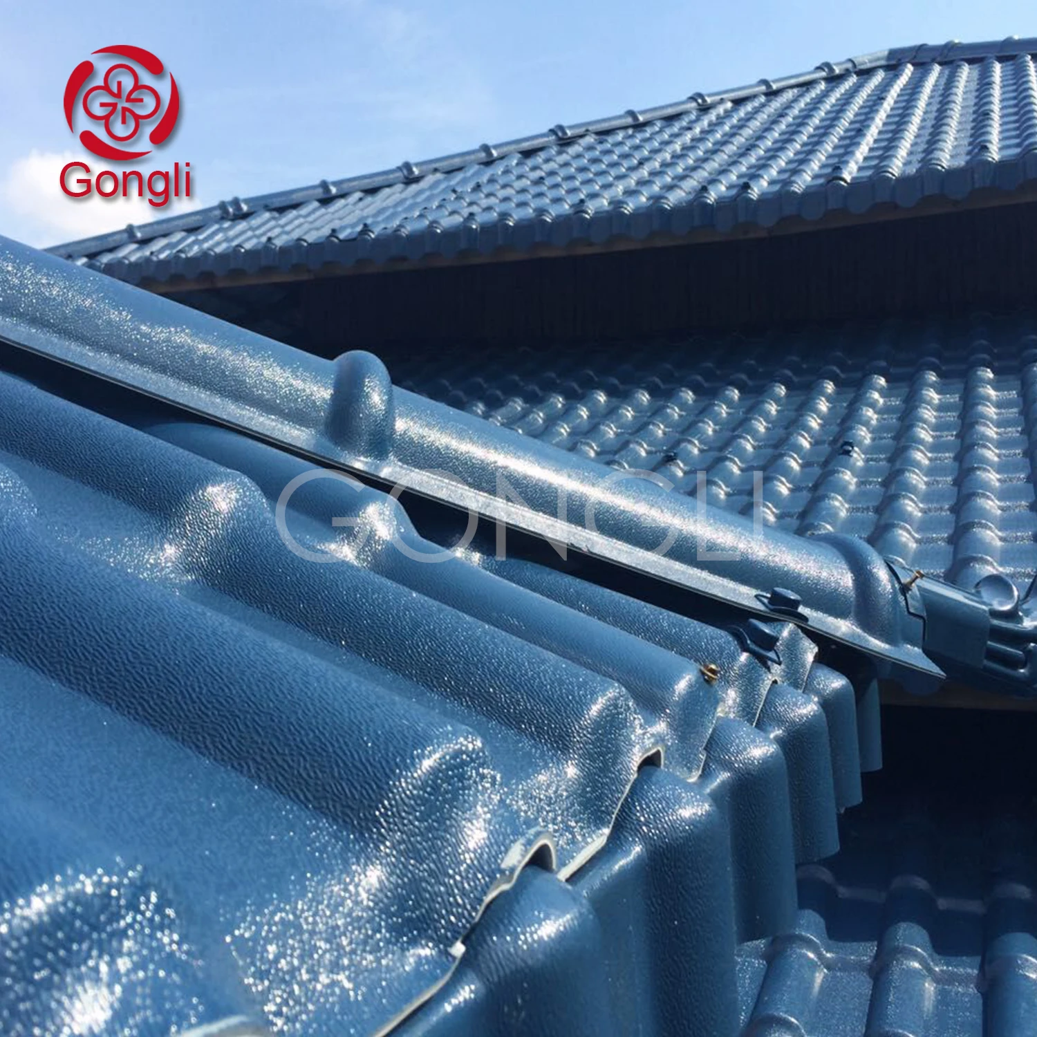 Synthetic resin roofing sheet spanish roofing tile pvc plastic roof tile