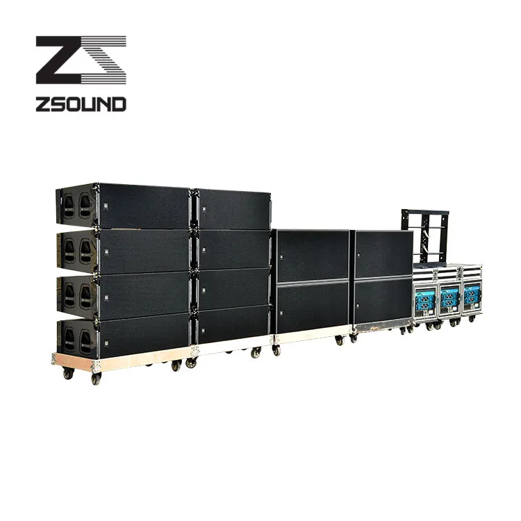 
ZSOUND audio line array + line array tower powered + line array system active 