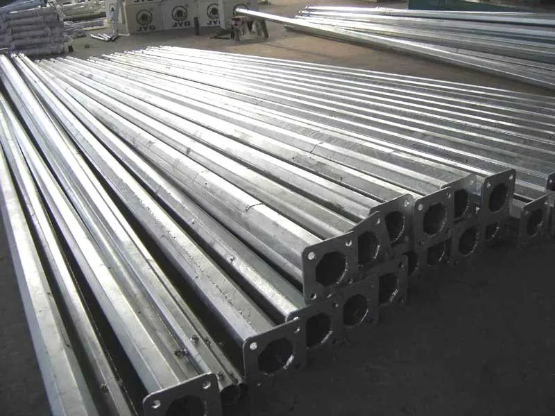 2015 hot sale galvanized pole for light price
