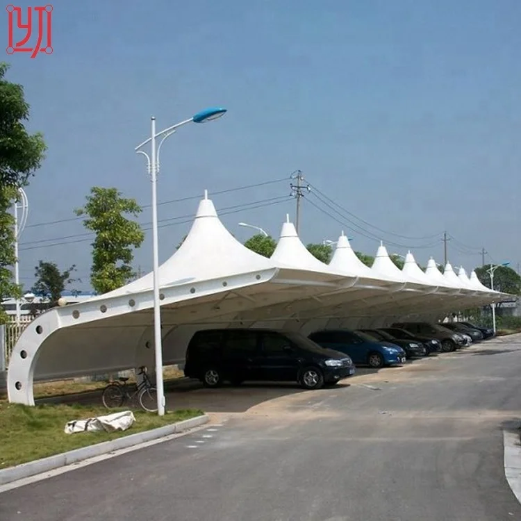 Автостоянка мембранная структура carport