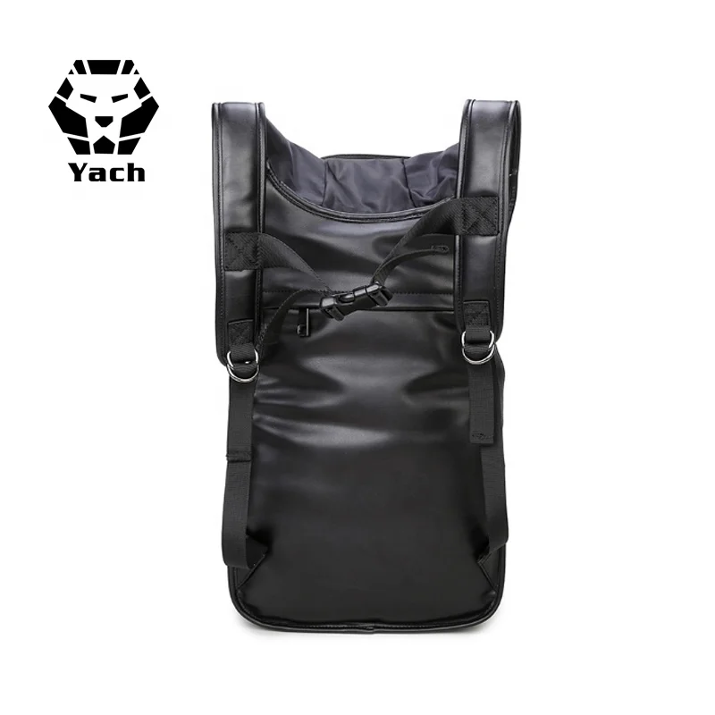
Personality PU Fashion Animal Back pack Men Waterproof Silicone Schoolbag Stereo Tiger Head 3D silicone backpack with Hood cap 