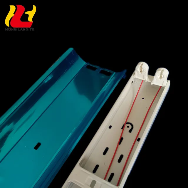 T8 Commercial Recessed 2X18W Tube linear Led Ceiling Wall fluorescent ballast traditional connecting Fixture Light 2x4Ft 1.2m