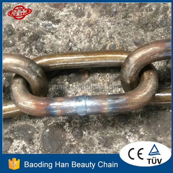 13x80mm Q235 self color ms g43 lashing chain with drum polish