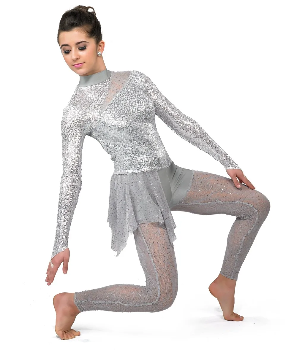 2017 New adult sequin jazz dance costumes, jazz performance clothing Latin-2017-053