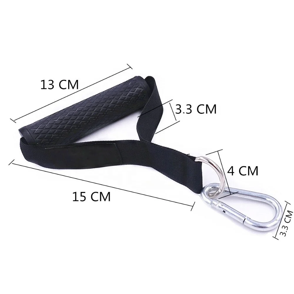 1 Pair Extreme Resistance Bands Ultra Heavy Duty Handles With Super Strong Nylon Webbing for Home Gym Band