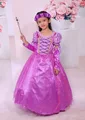 Fantasia Vestidos girl wedding dress princess dresses girl rapunzel costume kid rapunzel dress Princess costume girl