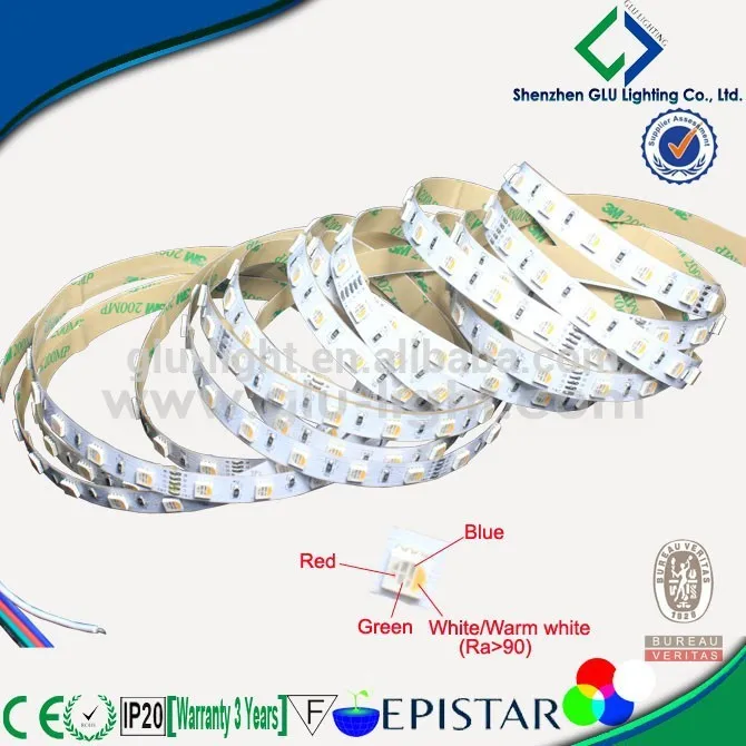 
Wholesale RGBW 4 in 1 led strip , 24V RGBW 4 chip in 1 flexible strip, RGBW Strisce led 