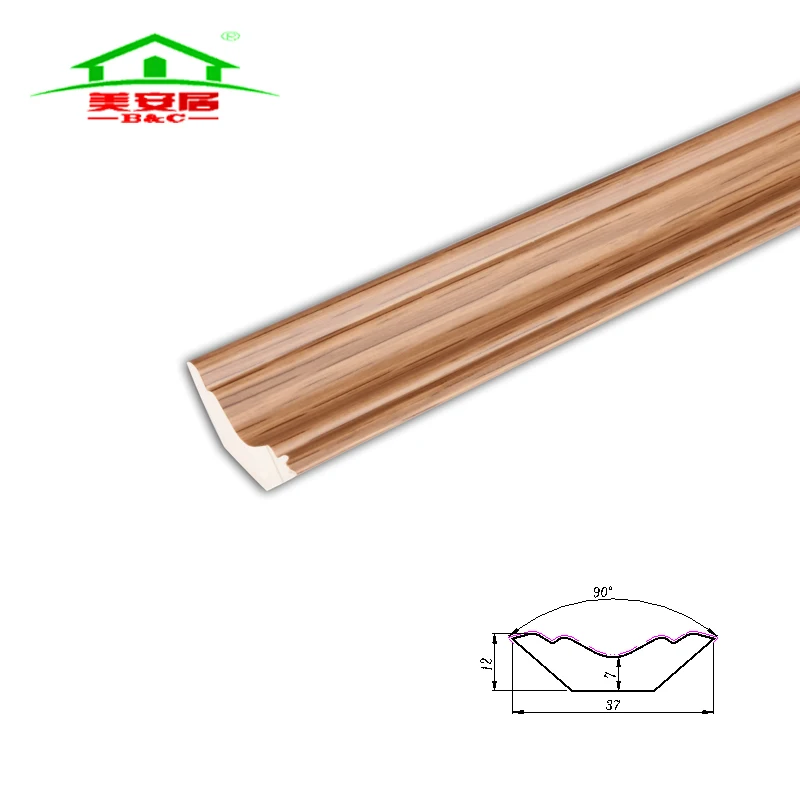 Cheapest Customized PVC Ceiling Crown moulding for ornament