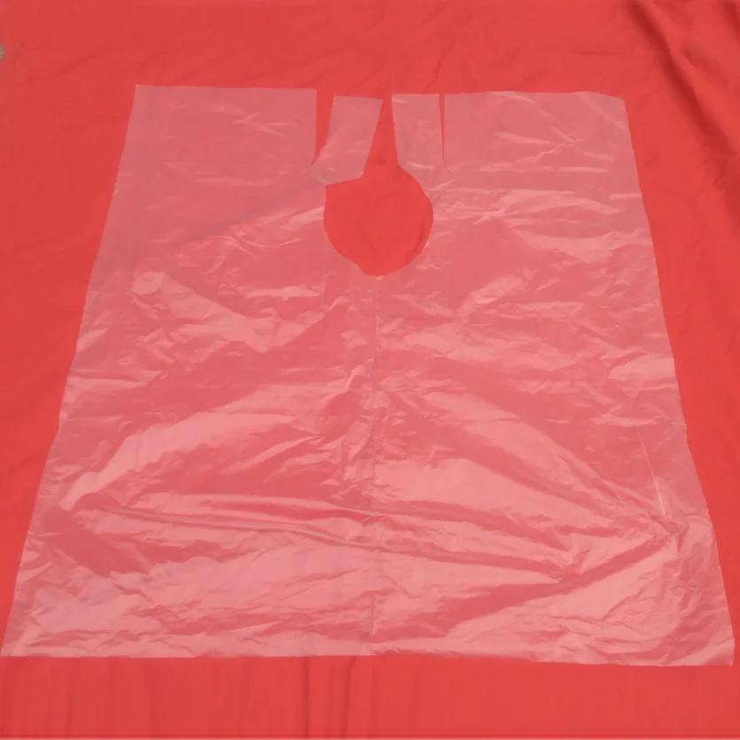 Household Salon Cloak women salon supplies styling tools kit 50pcs Disposable plastic pattern salon hair cape hair dye cape