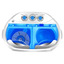 twin tub semi automatic mini washer with spin drying/baby washing machine/Aluminum Copper motor