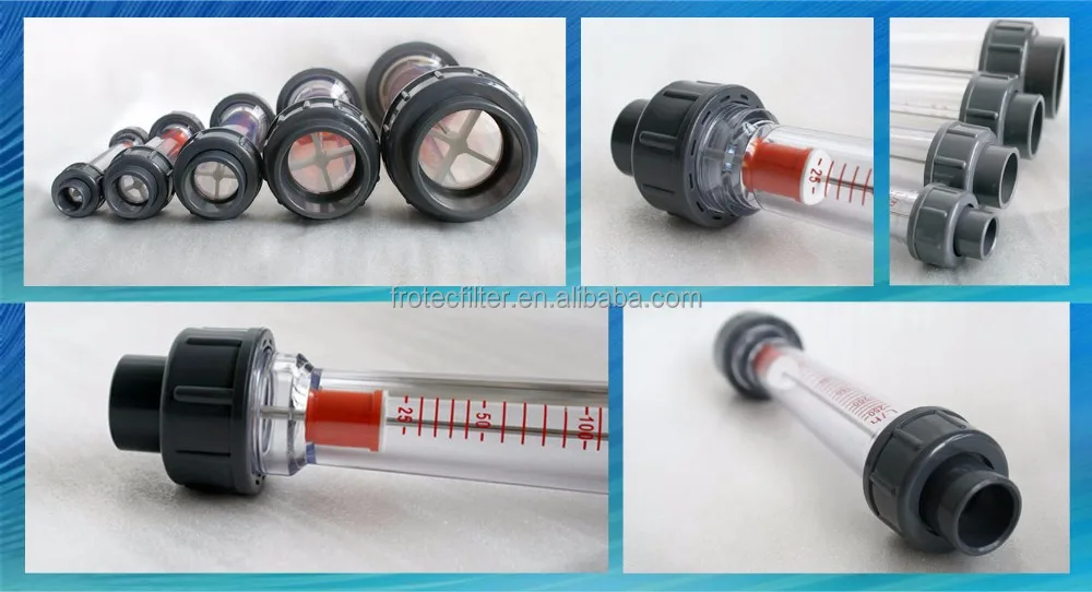 LZS Durable Plastic Tube Type Flowmeter