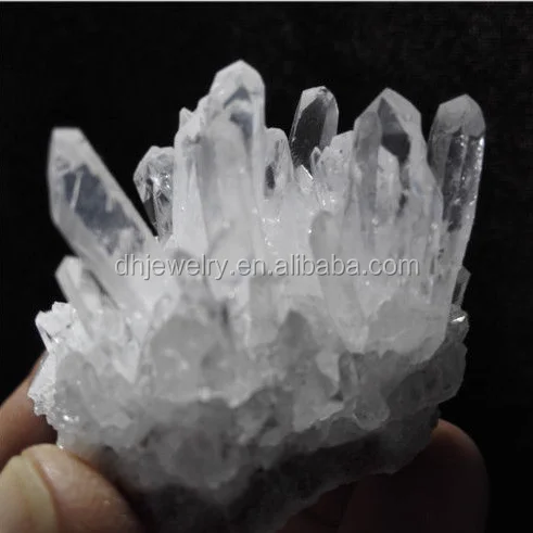 100%Natural Unique Quartz Crystal Natural White Chrysanthemum Clear Quartz Clusters For Decoration