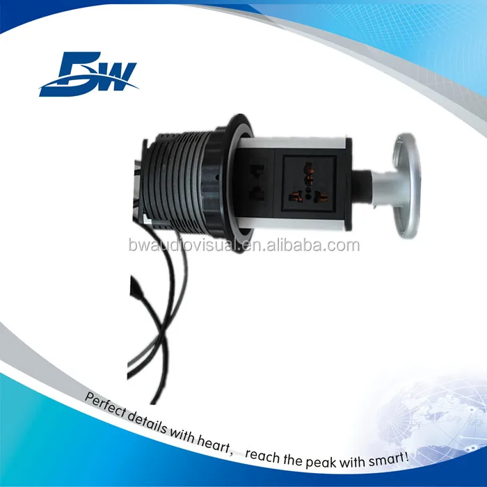 Electrical equipment table set desktop socket/pop up tabletop socket box SASO approved