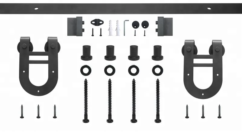 Used  Interior Sliding Solid Roll Up Doors Hardware Rustic Sliding Track Main Gate Design Bran Door Hardware Kits