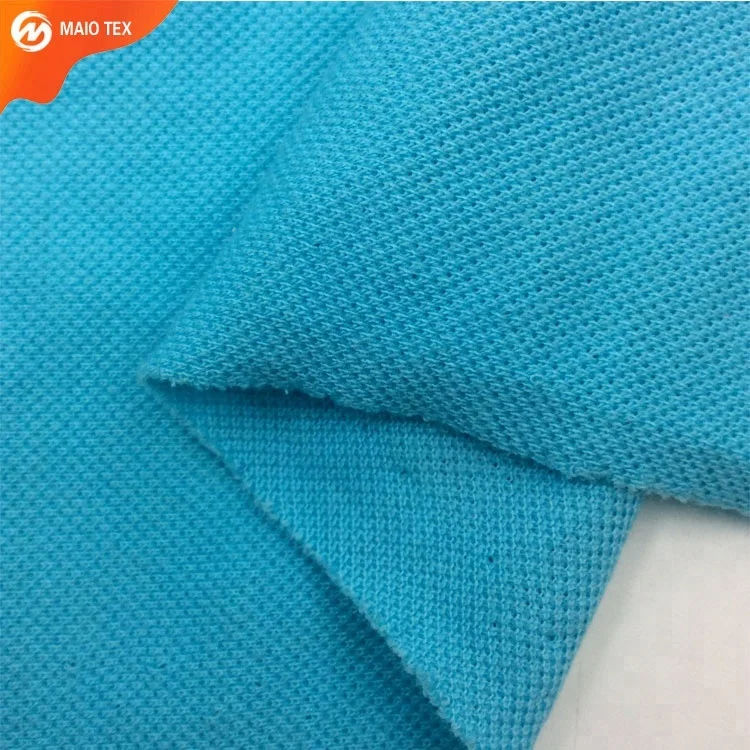 
combed single jersey knit pk tc pique fabric for sportswear and sweaters 