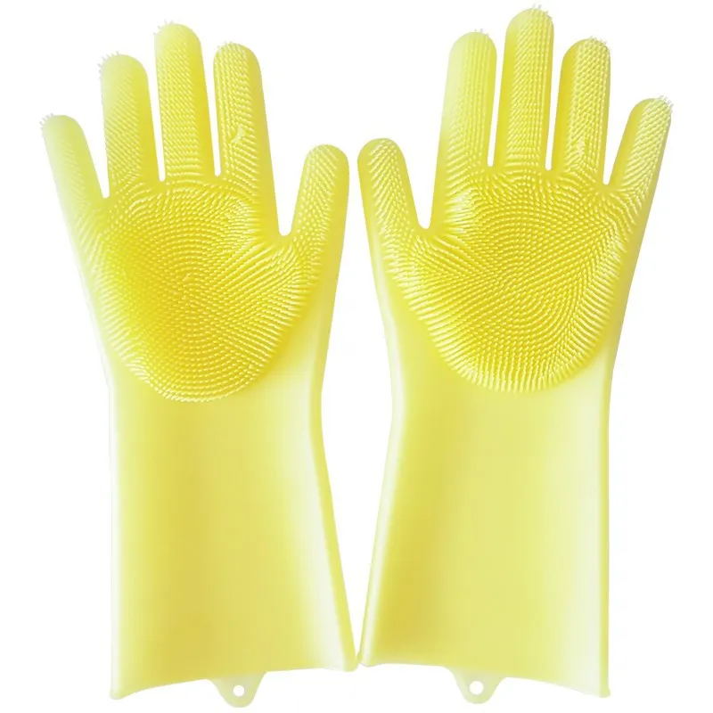 Magic Dish Washing  Kitchen Silicone  Cleaning Brush Scrubber