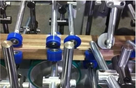 TCB-450 IIA  cold glue  profile wood wrapping  laminating machines for door/photo/ frames