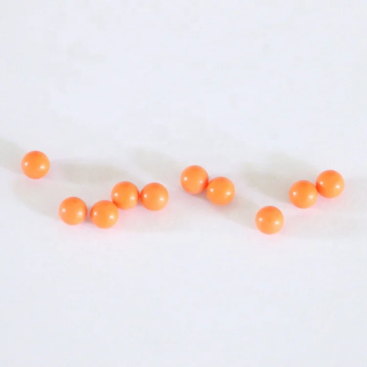 Yellow 2mm 11mm 11.25mm pom plastic ball