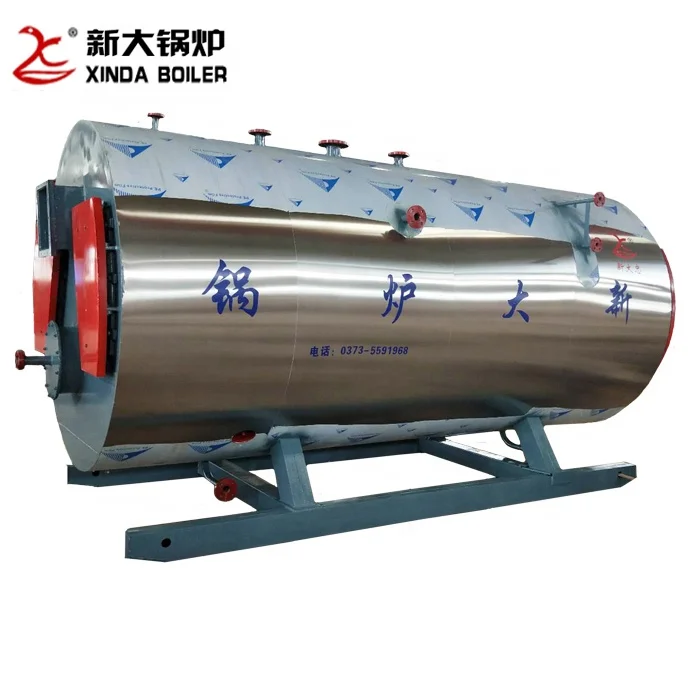  Горизонтальный 2-тонный паровой котел масляный газовый для продуктов питания