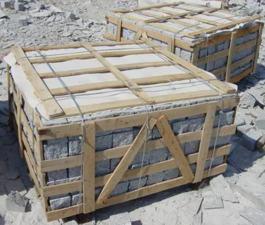 
Cheap granite cube White Grey Granite G603 Granite Cubes G603 Cobble Stone 