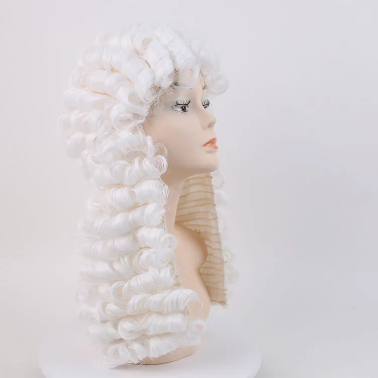 New designed party decoration Lawyer style hair wigs for man