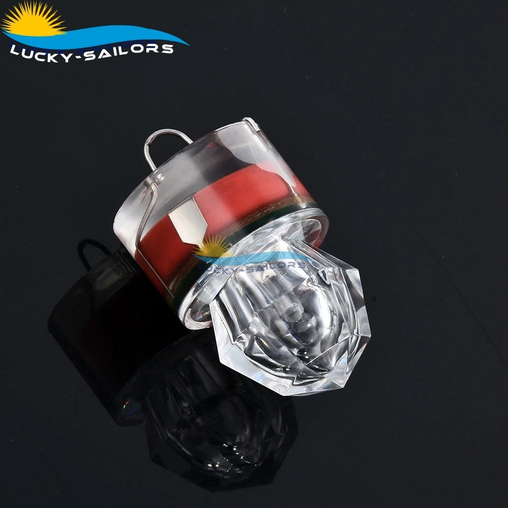 LED Underwater lozenge Fishing Flashing Light, Bait Lure light,more than 350hrs lifetime