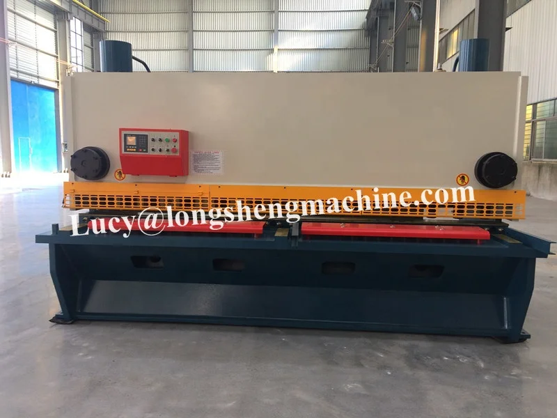 CE &ISO China factory types aluminum steel sheet metal plate hydraulic shearing machine hand guillotine shear