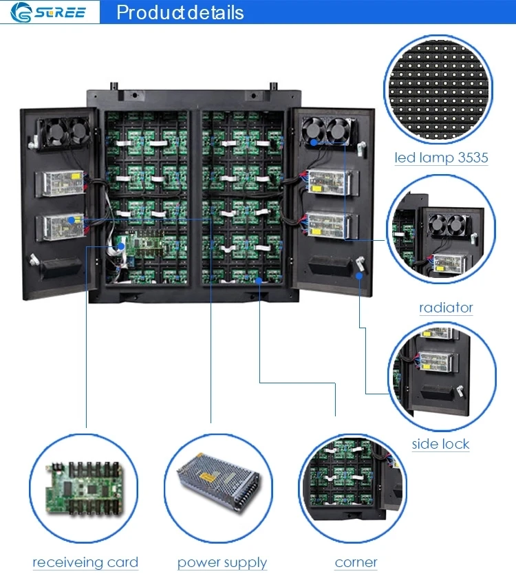 hd Tv Big Outdoor Led Screen Outdoor P6 Waterproof IP65 Led Display