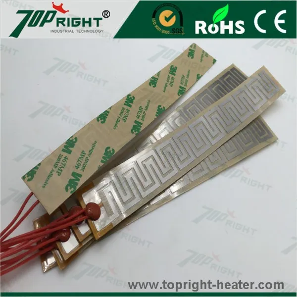 12 В 24 В электрические гибкие полиимидной пленки отопителя
