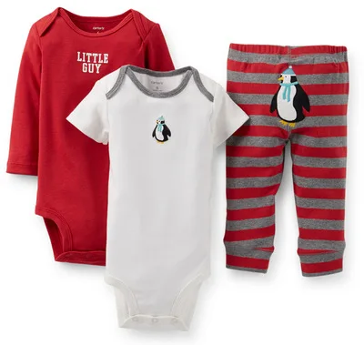 wholesale alibaba 3pcs romper set unisex baby clothes toddler baby clothing