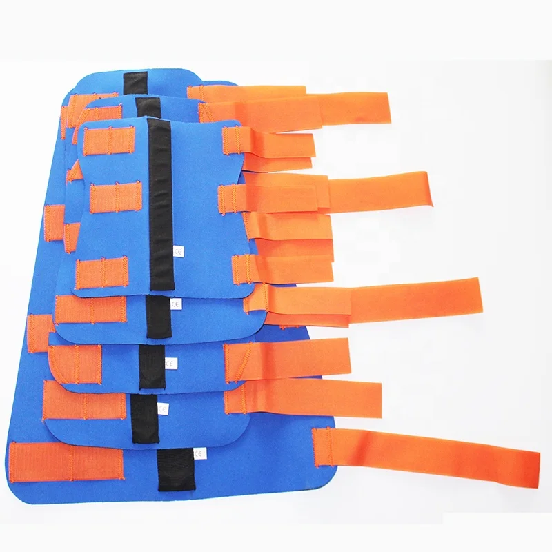 AZ medical fracture radiolucent flexible moldable  aluminum layers blue splint kit to rescue limbs simple curve