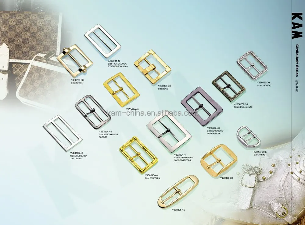 Nickel Free Kam Garment Accessories women alloy belt buckle