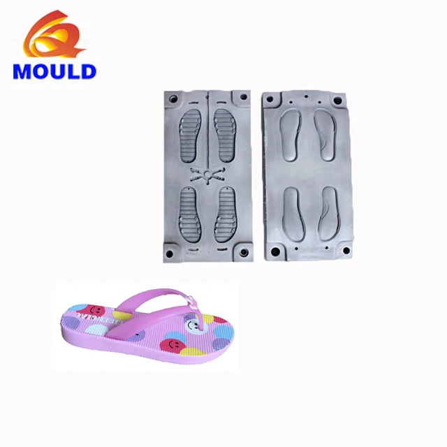 
EVA slipper sole mould Flat sole eva injection molds GQE0029 EVA sole mould maker 