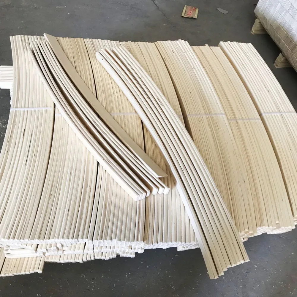 
poplar lvl bent plywood bed slat curved wooden slats from manufacturer 