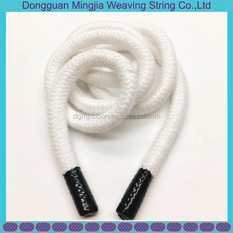 quality cheap 10mm thick cotton cord 3 Strands Twisted 100% cotton rope