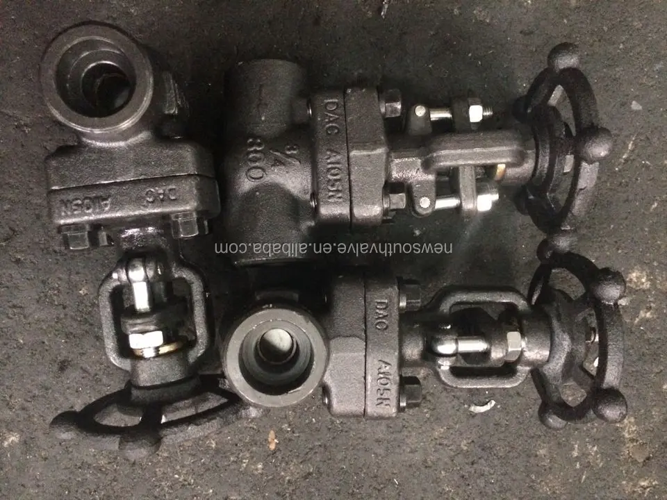 High quality API 602 alloy forge WCB /A105 globe valve 800LB