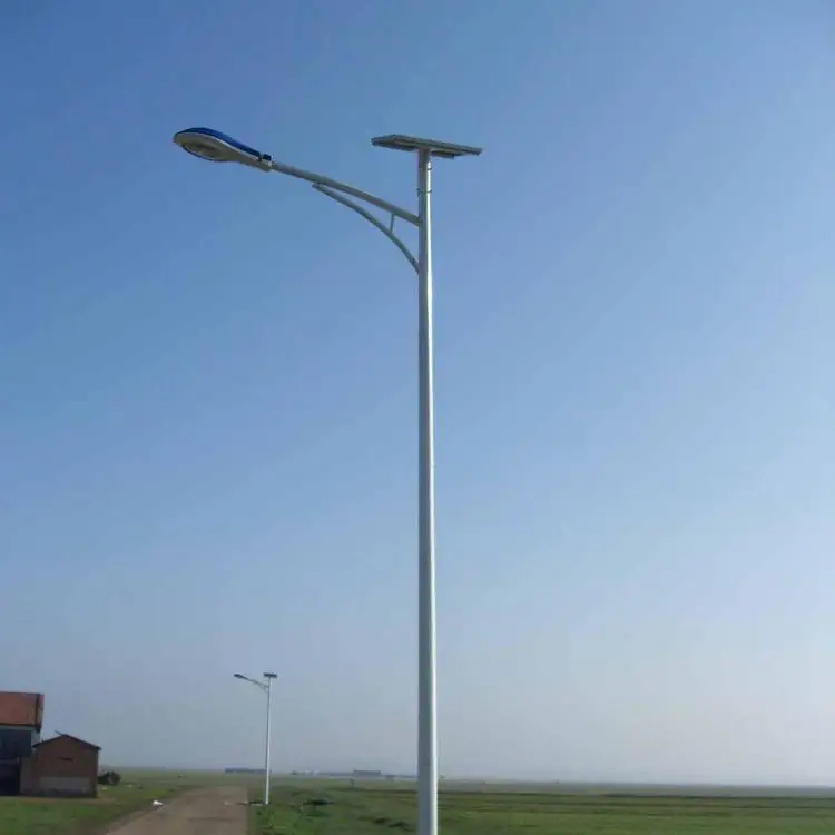 200w bright led solar powered street light with steel pole