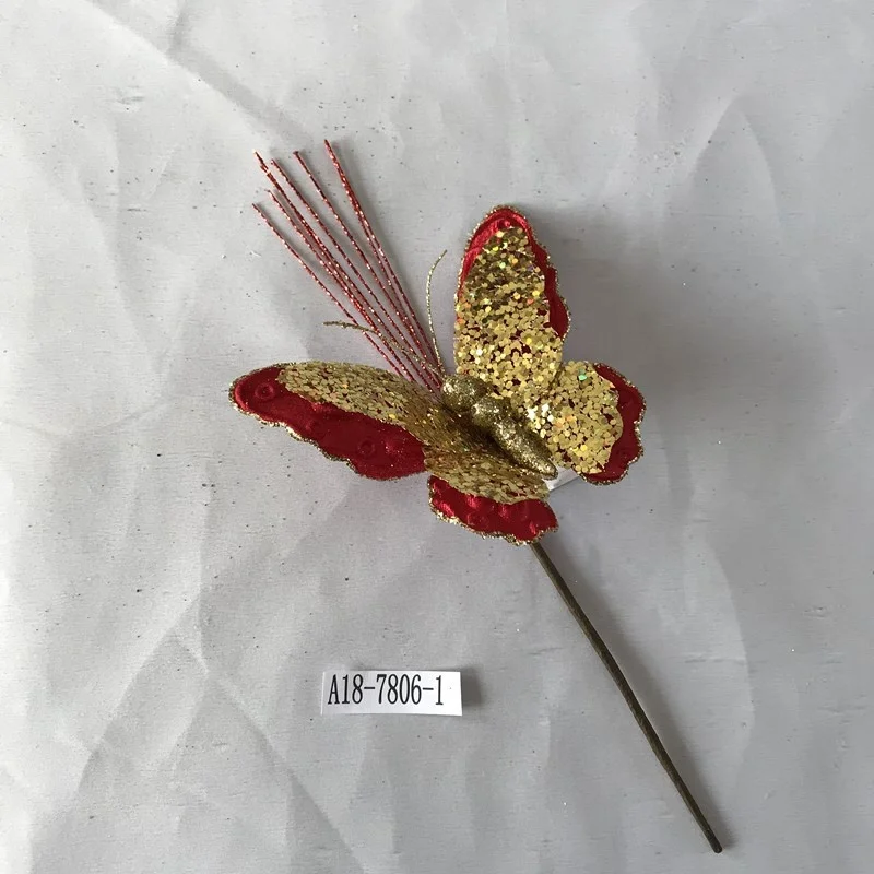 handmade artificial butterfly for Christmas