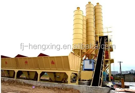 Mobile Concrete Batching Plant Cement Mixing Equipment (YHZS50)