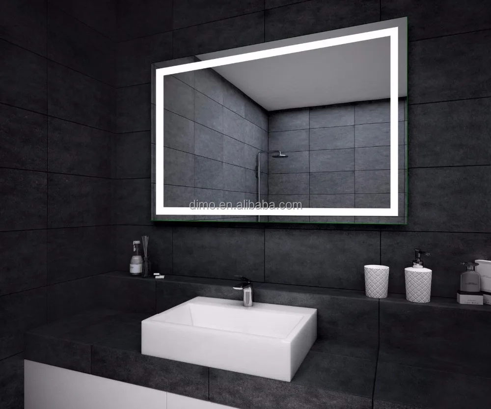 European Style LED Lighted Mirror Illuminated Vanity Mirror With Lights for Bathroom