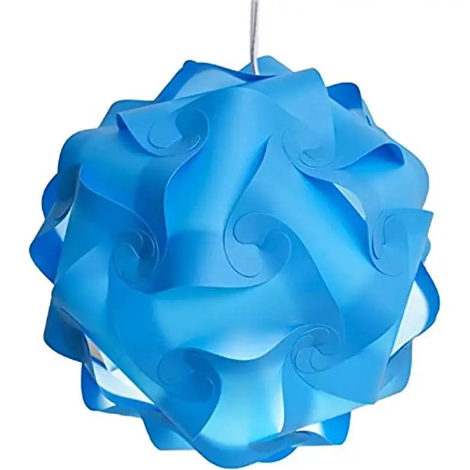 30pcs S M L Jigsaw Light Lamp Shade Elements Modern IQ Puzzle Ceiling Lampshade