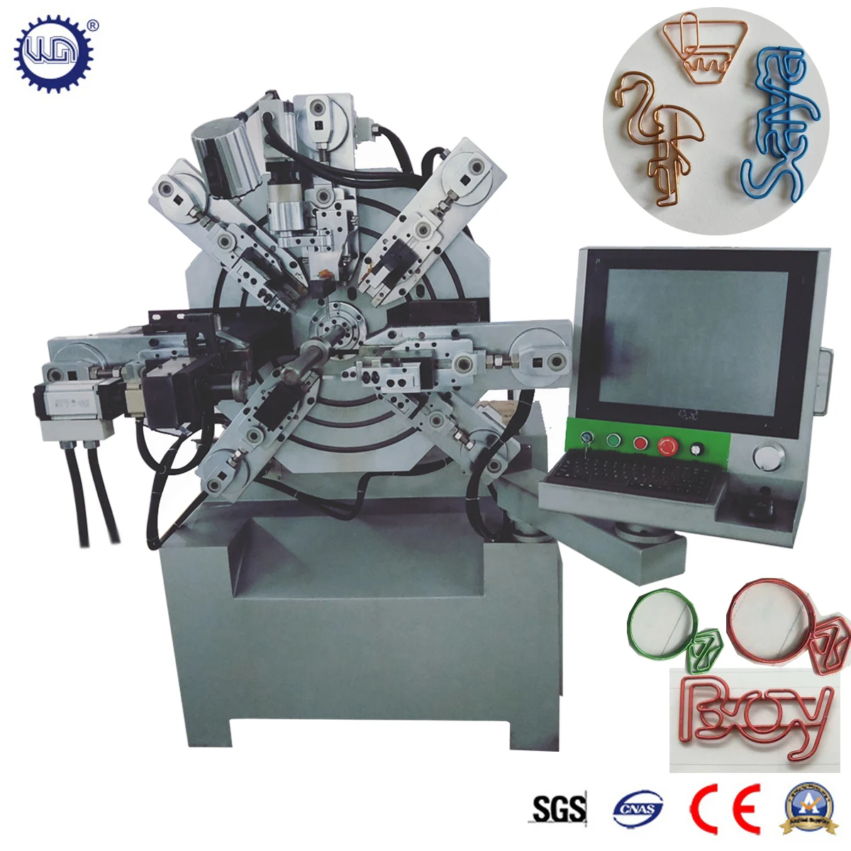 
Beautiful CNC Paperclip Handicraft Making Machine 
