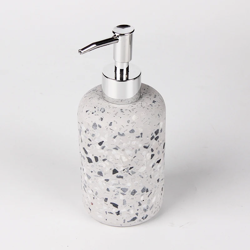 
Bathroom Suit Accessories Ceramic Soap Dispenser Cup Dish Toothbrush Holder Set Gift Bath Family Essential Kit Tools 